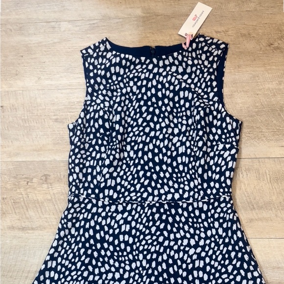 NWT Vineyard Vines Painted Dots Tiered Ruffle Dress Size 4 - Picture 4 of 10